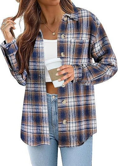 Woolen Plaid Sweater