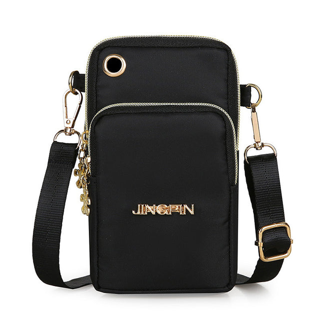 3 Layer Zip Crossbody