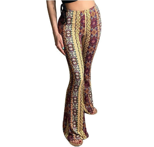 Hip Hugging Patterned Leggings