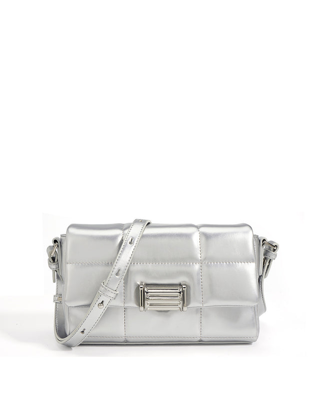 Soft Leather Square Shoulder Bag