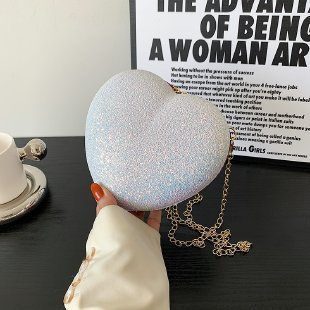 Heart Clutch Bag