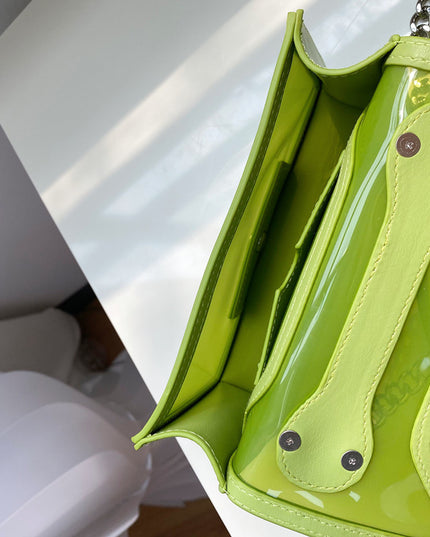 Jelly Bag With Diamonds & Chain