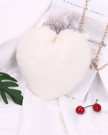 Plush Heart Bag