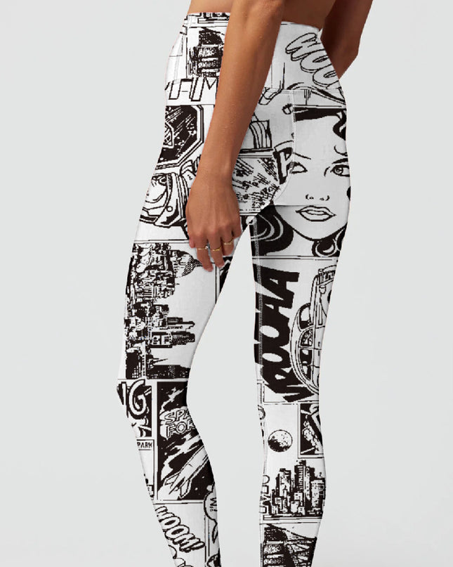 Print Yoga Pants
