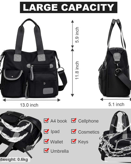 Multi Pocket Tote Bag