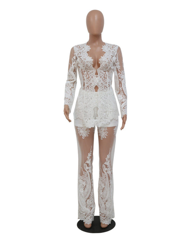 See Through Suit Set