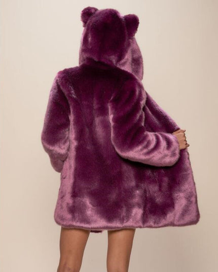 Faux Fur Hooded Coat